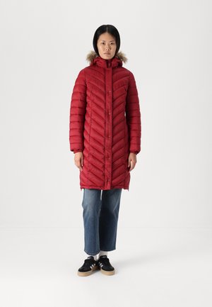 BABS LONG - Winter coat - burnt red