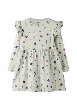 REGULAR FIT - Vestito di maglina - smoke