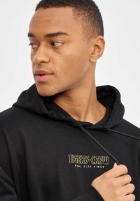 INSIDE TIGERS CREW - Jersey con capucha - black