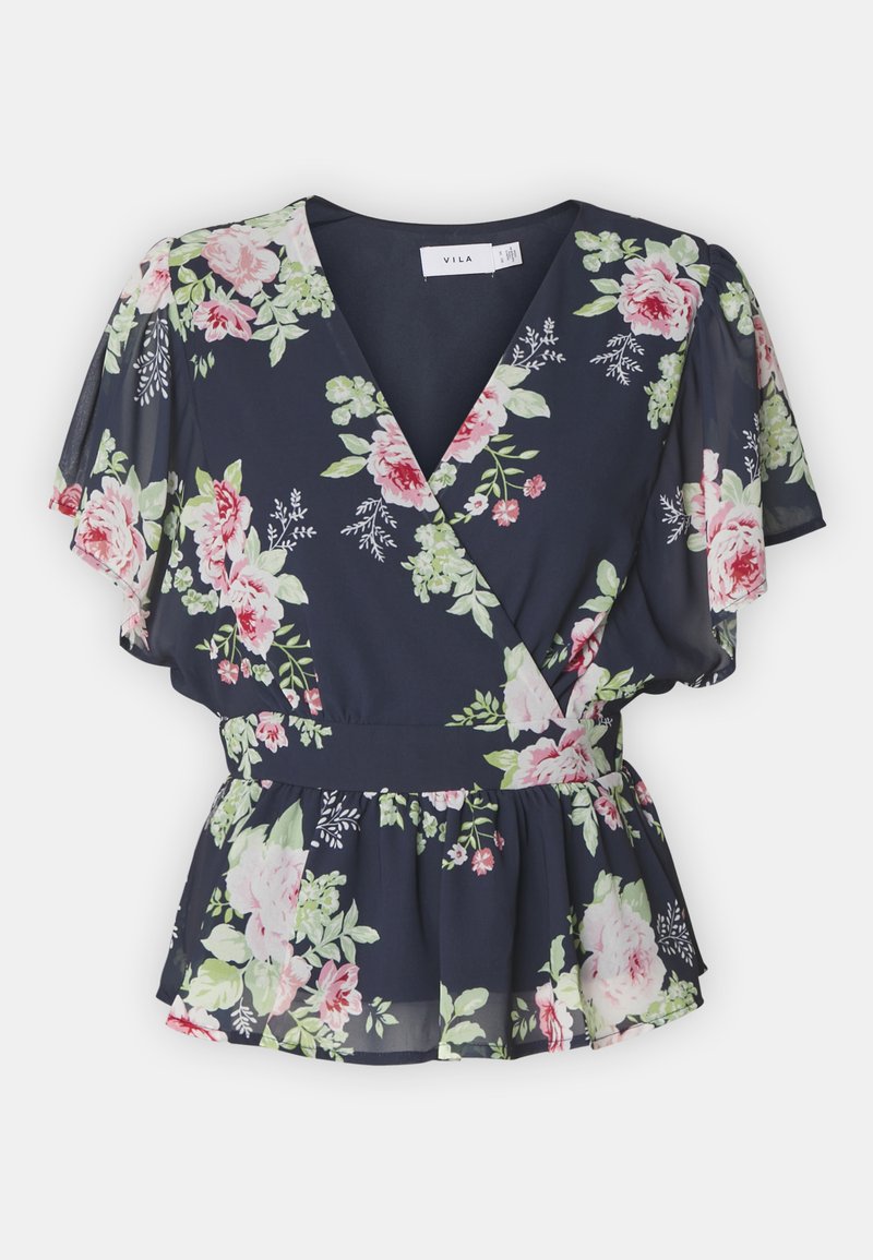 Vila Blouse donkerblauw