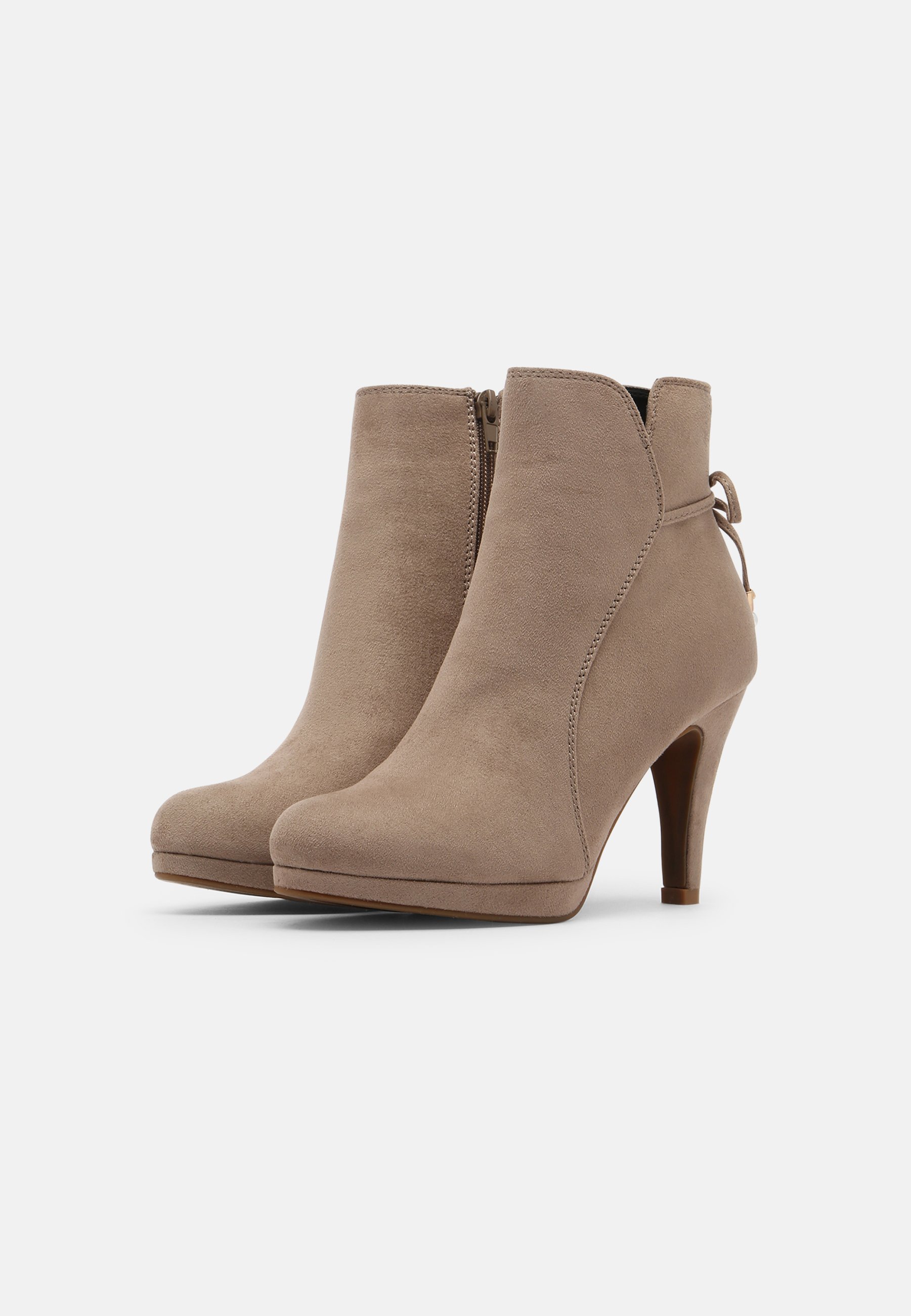 Anna Field COMFORT - Enkellaarsjes met hoge hak - taupe - Zalando.nl