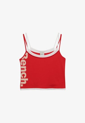 Bench, BENCH X SUPERDRY & CO BENCH FITTED CAMI LAYER VEST - Débardeur - scarlet white