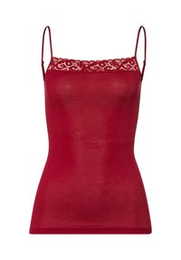 Hanro MOMENTS SPAGHETTI - Tílko - red dahlia