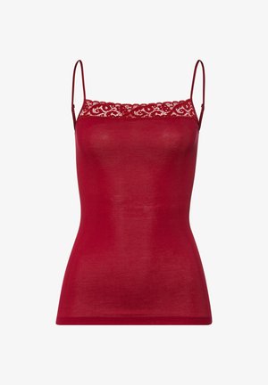 Hanro MOMENTS SPAGHETTI - Aluspaita - red dahlia