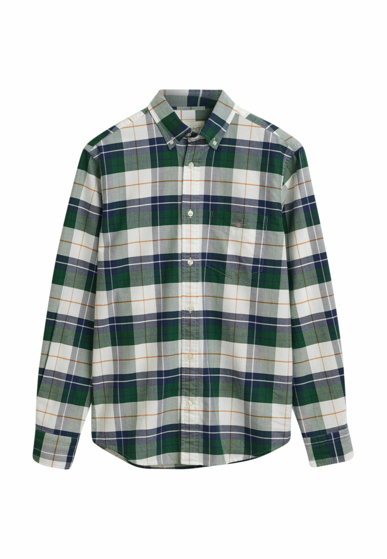 REGULAR FIT CHECKED OXFORD