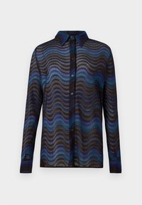 LONG SLEEVE SHIRT - Užsagstoma palaidinė - blue/brown