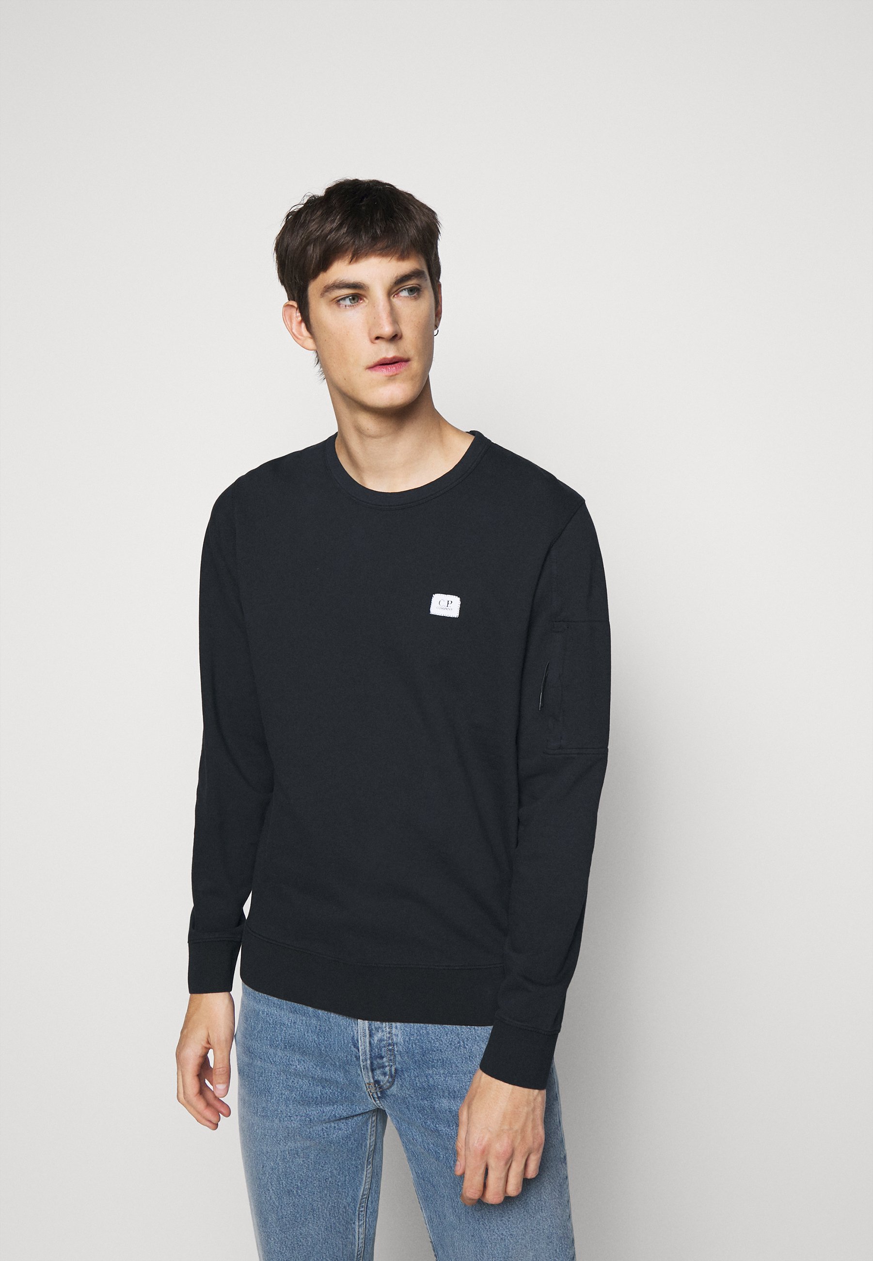 C.P. Company CREW NECK Sweater blackZwart Zalando.nl BLACK CREW NECK SWEATER | C.P. Company | Truien & Vesten