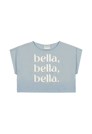 CROP BELLA - Camiseta estampada - azul