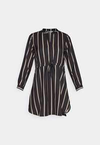 ONLCORY V-NECK  - Freizeitkleid - black/white/camel