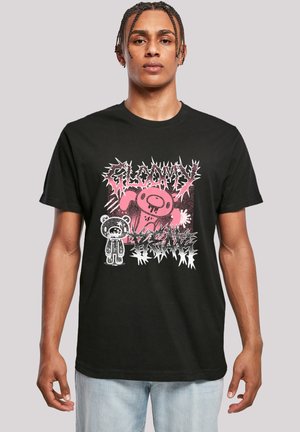 GLOOMY BEAR THE NAUGHTY GRIZZLY - Print T-shirt - schwarz