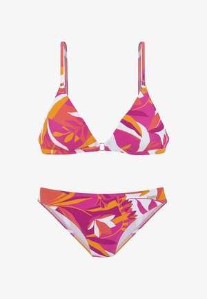 TRIANGEL SET - Bikini - beere orange