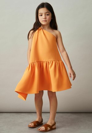 Reiss, RAILEY ONE-SHOULDER TIERED DRESS - Freizeitkleid - orange