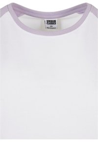 Urban Classics RAGLAN TEE - Haljina od žerseja - white lilac