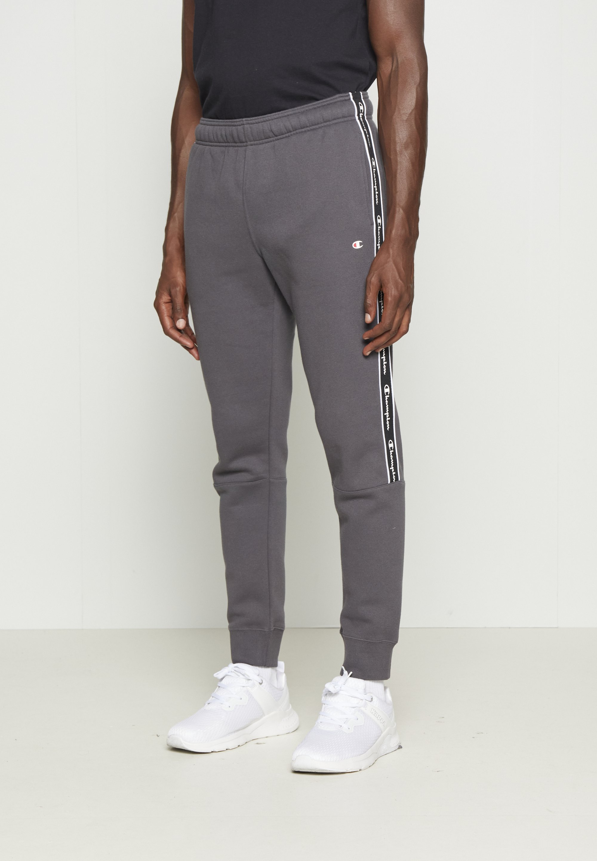 Champion CUFF PANTS - Pantalones deportivos - dag/negro