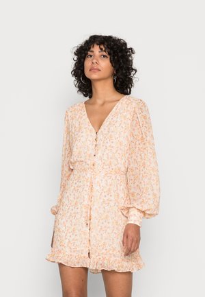 TEAGAN TIE WAIST SKATER DRESS - Kjole - merigold ditsy