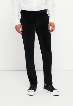 TROUSERS TUBE - Anzughose - black