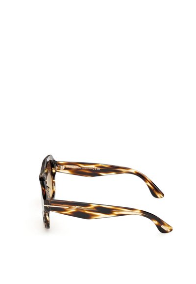 Tom Ford RHONDA-02 - Aurinkolasit - coloured havana / gradient smoke