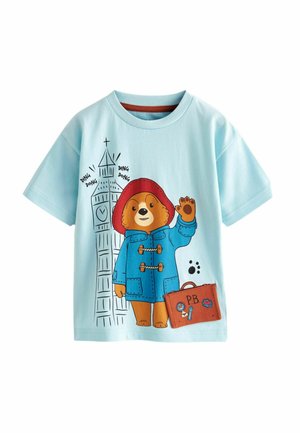 Next PADDINGTON BEAR SHORT SLEEVE  REGULAR FIT - Marškinėliai su spaudiniu - blue