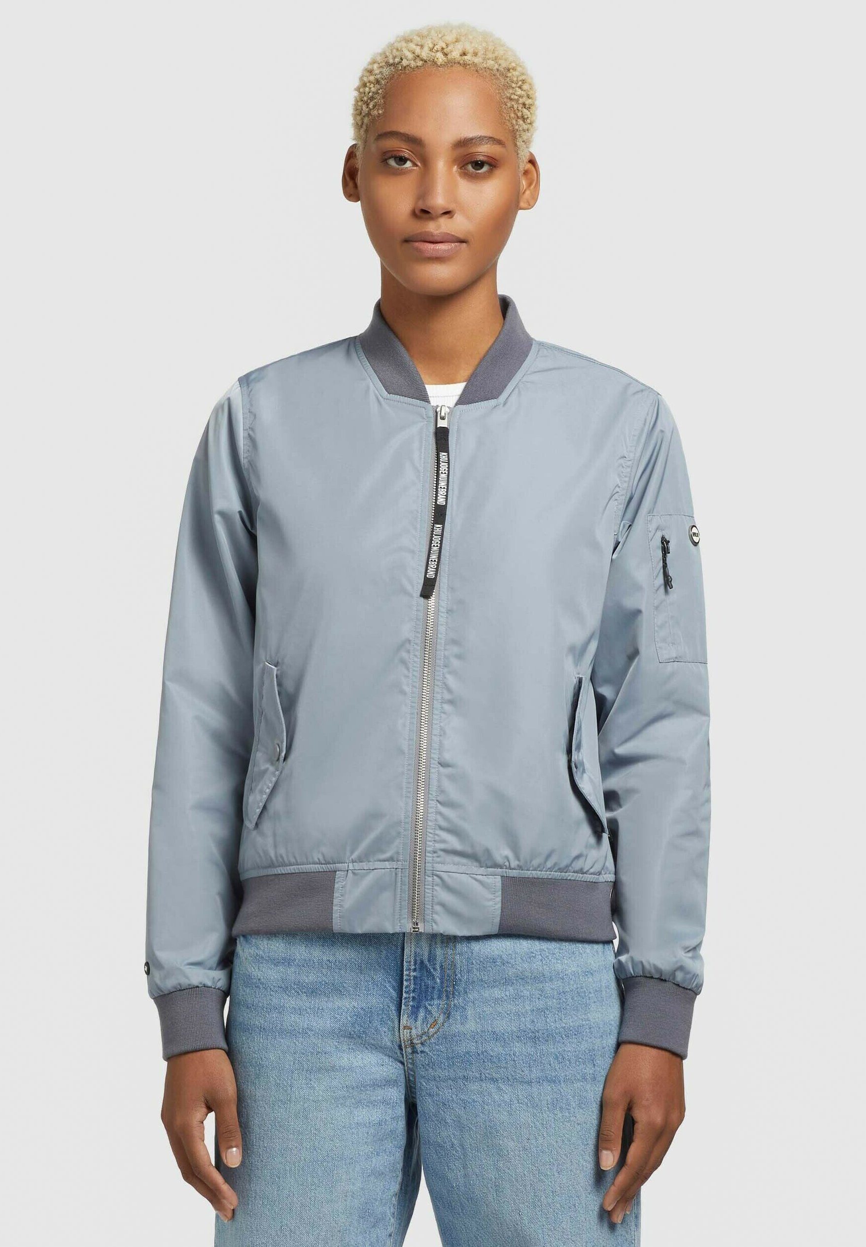 STENCE - Chaquetas bomber blaugrau - Zalando.es
