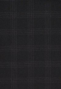 Tissu gris foncé avec un motif à carreaux subtil comprenant de fines lignes croisées dans une teinte gris légèrement plus claire.