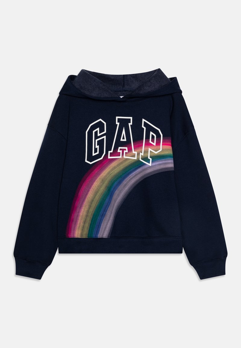 GAP LOGO - Džemperis ar kapuci - dark blue
