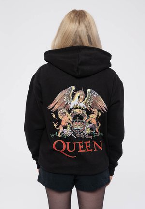 Paradiso Clothing QUEEN CLASSIC CREST - Zip-up sweatshirt - black