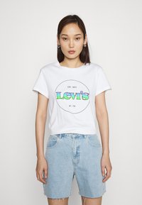 Levi's® - THE PERFECT TEE - T-paita - gradient white Pienoiskuva 1