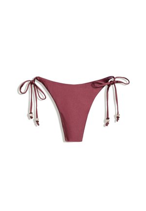 Bershka, BIKINI BOTTOM - Spodní díl bikin - bordeaux