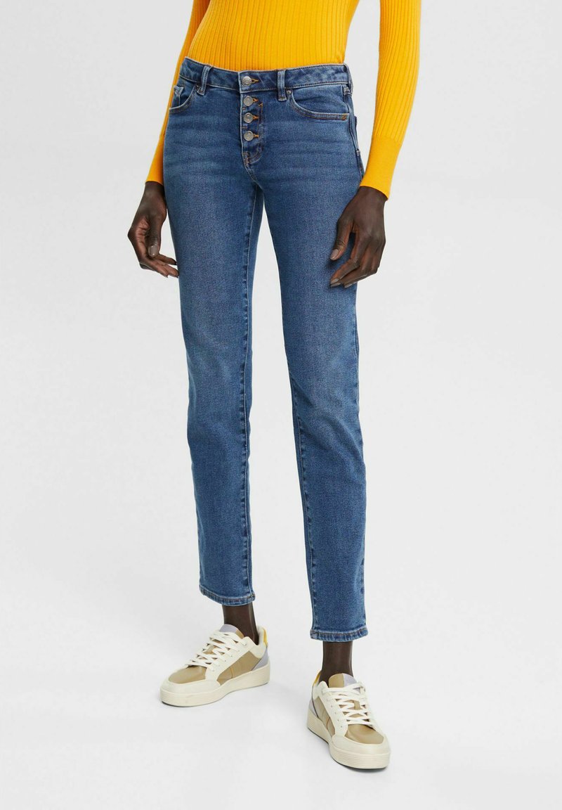 Esprit Jeans Slim Fit blue medium wash/blue denim Zalando.de