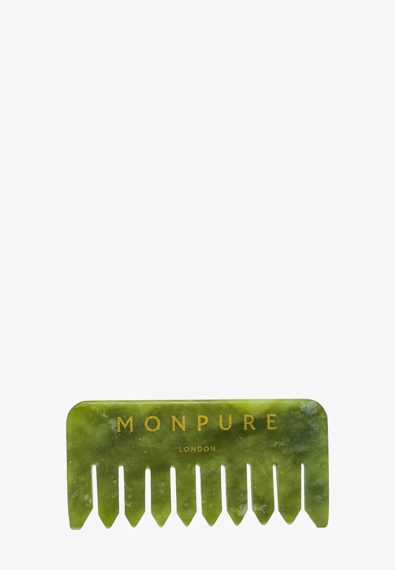 MONPURE - HEAL AND ENERGISE JADE COMB W/ RPET POUCH - Hiusasuste, Suurenna