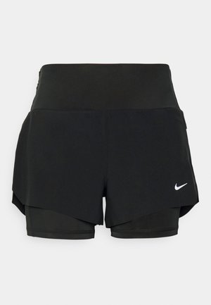 Nike Performance SWIFT SHORT - Sports shorts - black/reflective silver