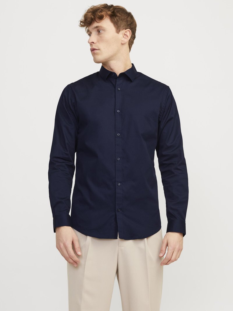 Jack & Jones PREMIUM - CARDIFF SLIM FIT - Overhemd - navy blazer, Vergroten