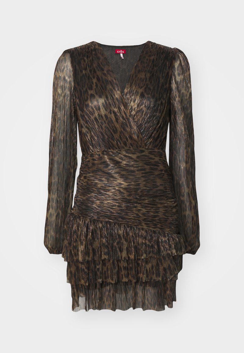 Cras Cocktailjurk meerkleurig Cras Cocktailjurk meerkleurig