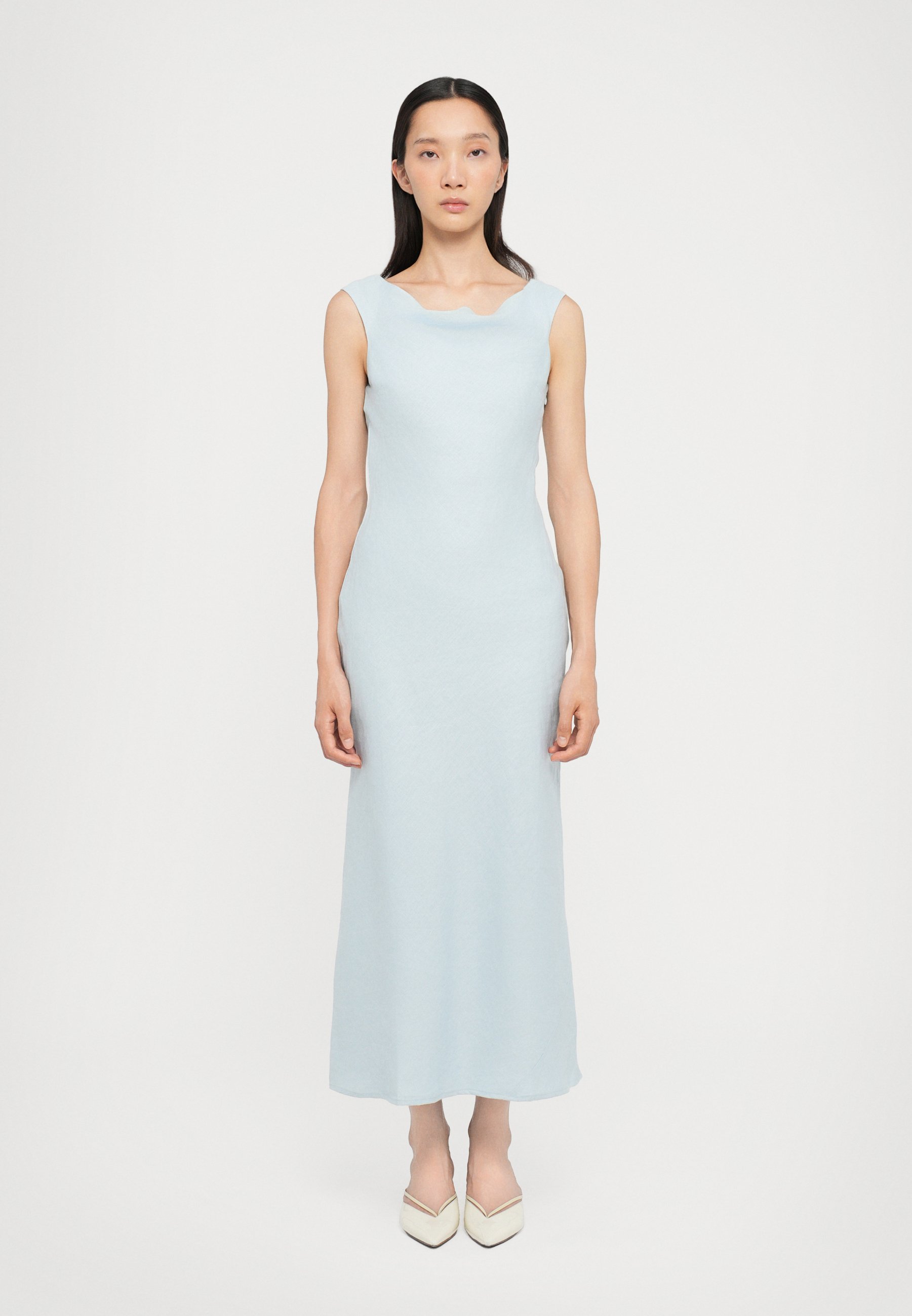 Faithfull the brand ILRIDE MIDI DRESS - Day dress - sky blue/light blue - Zalando Faithfull the brand ILRIDE MIDI DRESS - Day dress - sky blue/light blue - Zalando