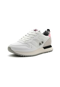 Sun68 STARGIRL TRANSPARENT PATCH - Sneakers basse - bianco