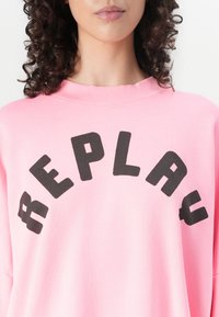 Replay Bluză de molton - fucsia