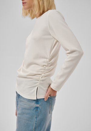 My Essential Wardrobe, MWHELLE ASYMMETRIC BLOUSE - Langarmshirt - snow white