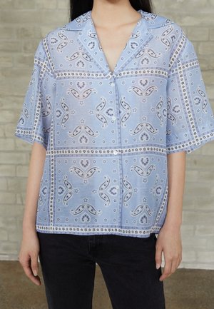 sandro Blouse - mottled blue