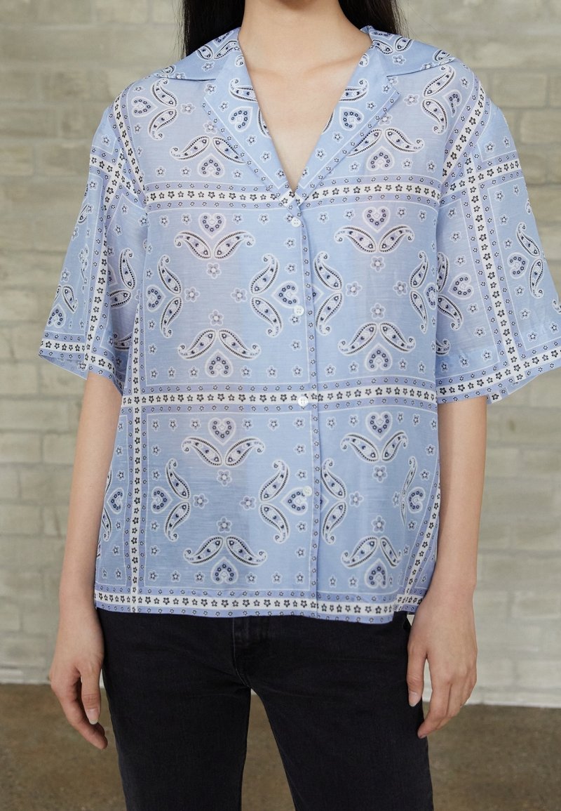 sandro Blouse - mottled blue