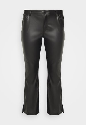Vero Moda Curve, VMSELMA FLARED PANTS - Παντελόνι - black