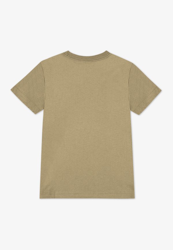 BRANDMARK STACK - Print T-shirt - parachute beige2