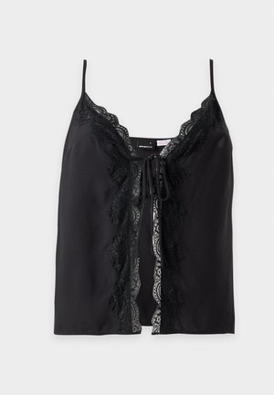 Gina Tricot, LOUNGEWEAR SINGLET - Blúzka - black