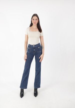 ELARA - Flared jeans - blau