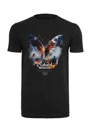Mister Tee, NATURAL BEAUTY  - Printtipaita - black