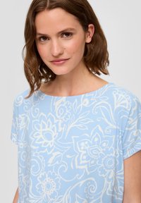 s.Oliver T-shirt print - himmelblau