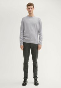 TOM TAILOR Strickpullover - light stone grey melange