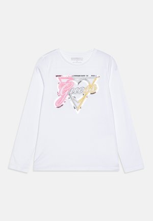 Guess, JUNIOR - Camiseta de manga larga - pure white
