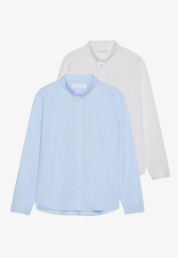 2 PACK - Camisa - white/light blue