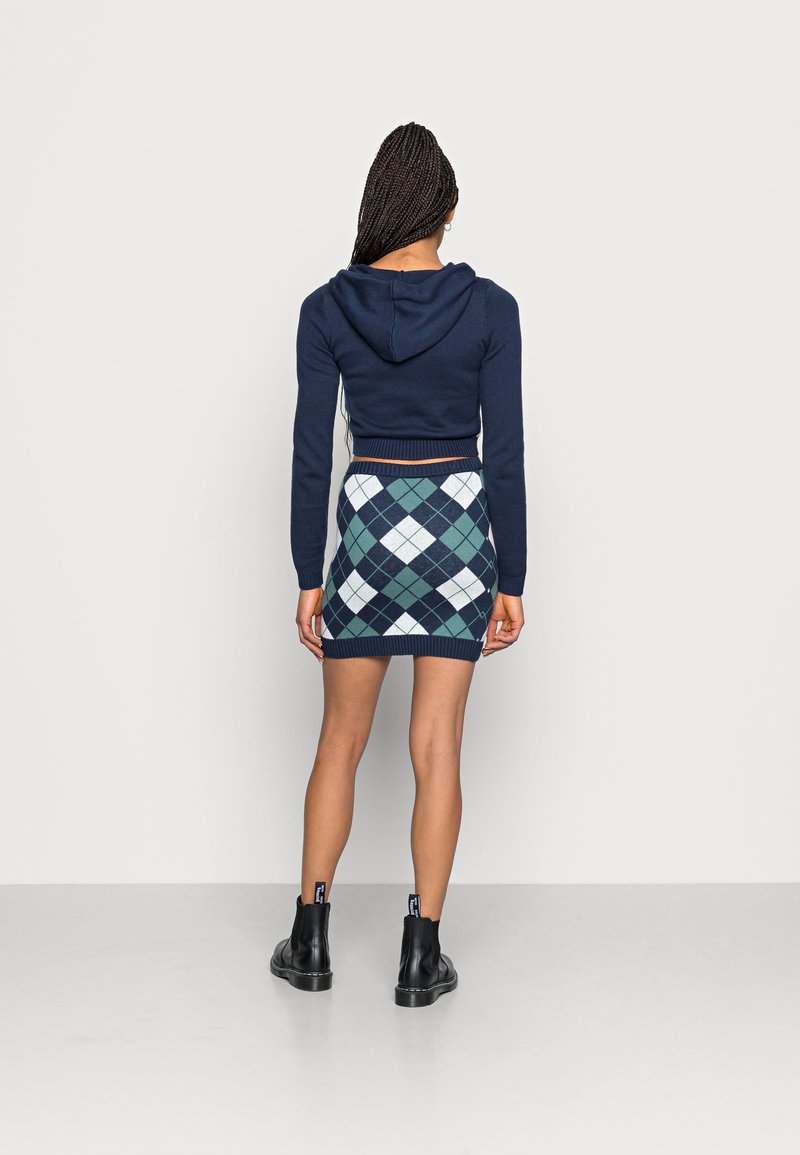 Damen Jeansröcke | Hollister Co. ARGYLE Minirock green argyle/grün - LA61521 Damen Jeansröcke | Hollister Co. ARGYLE Minirock green argyle/grün - LA61521