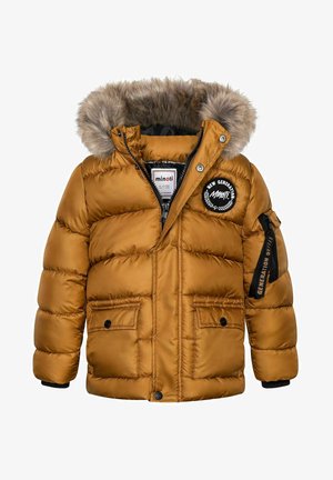 HOODED - Winter jacket - gold